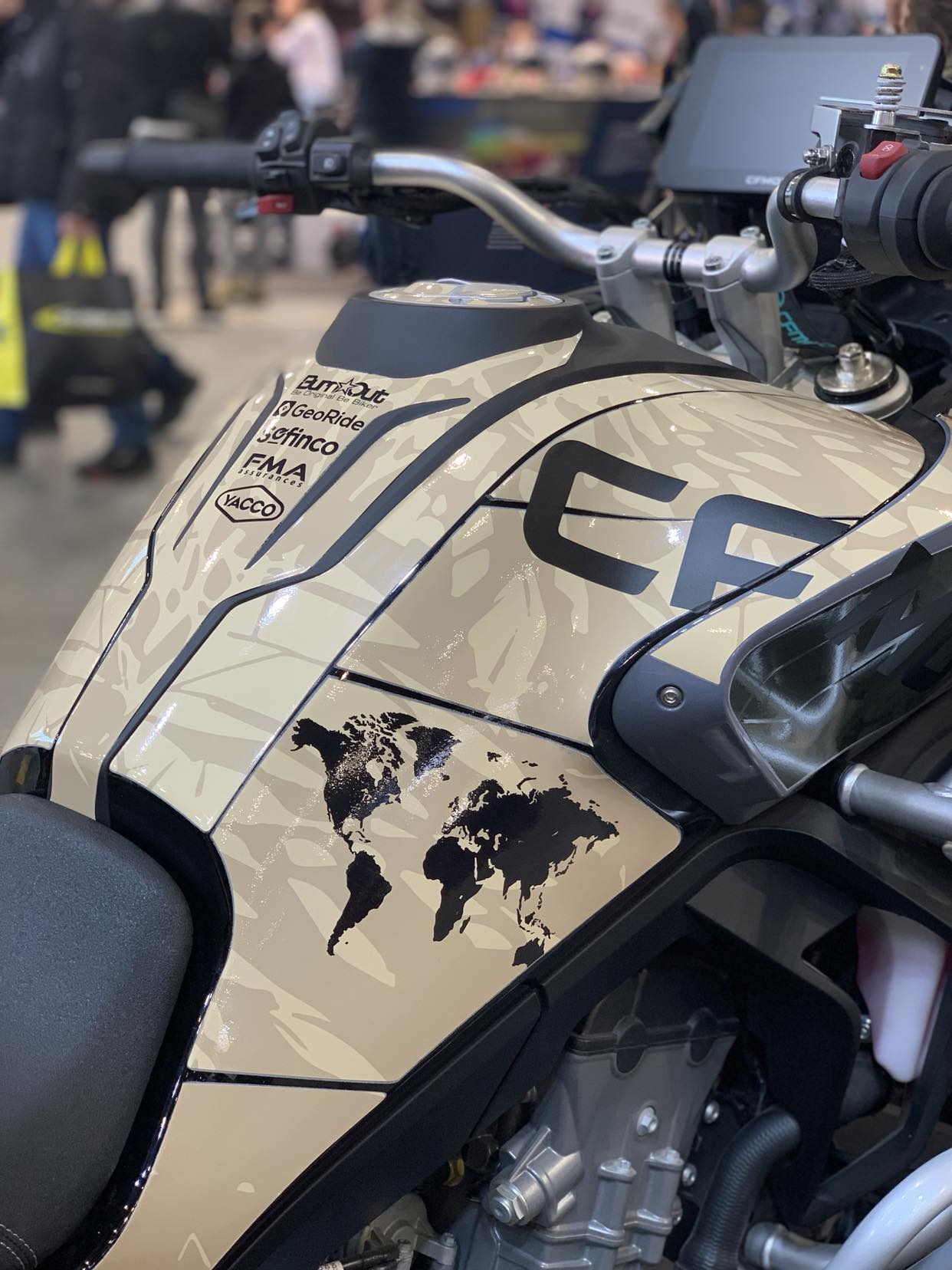 1 paire de protège-mains de moto pièces adaptées à Cfmoto 800mt