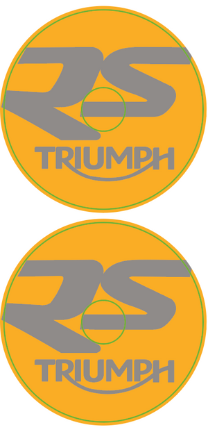 Stickers (x2) pour Catadioptres TRIUMPH