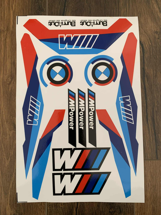 STICKERS pour Casque  "M POWER"