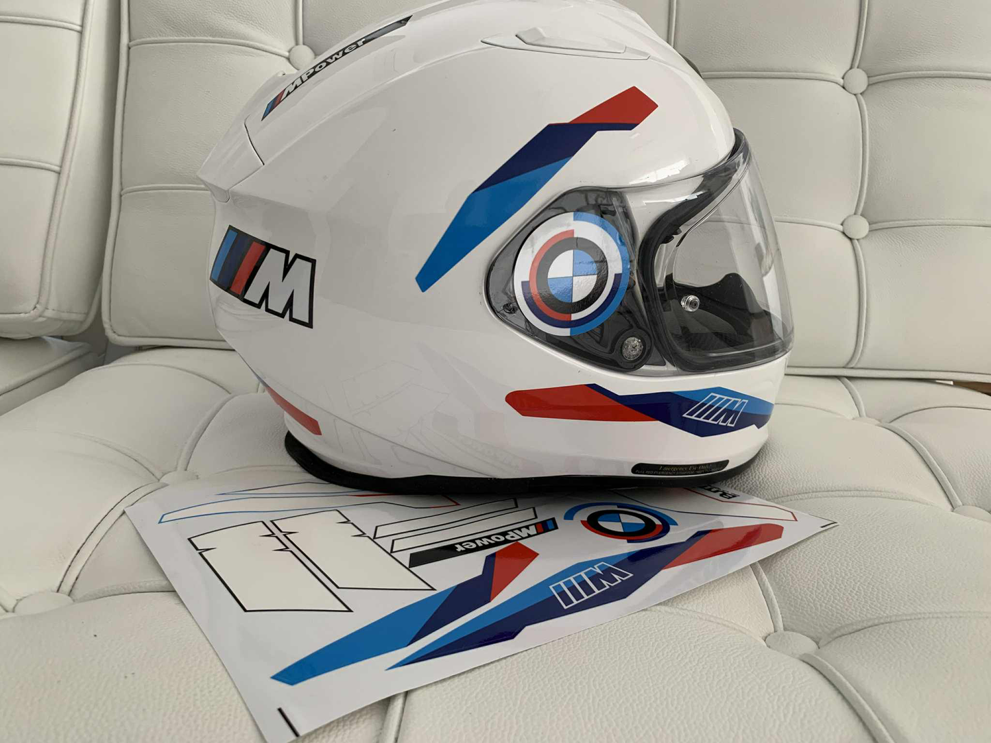 STICKERS pour Casque  "M POWER"