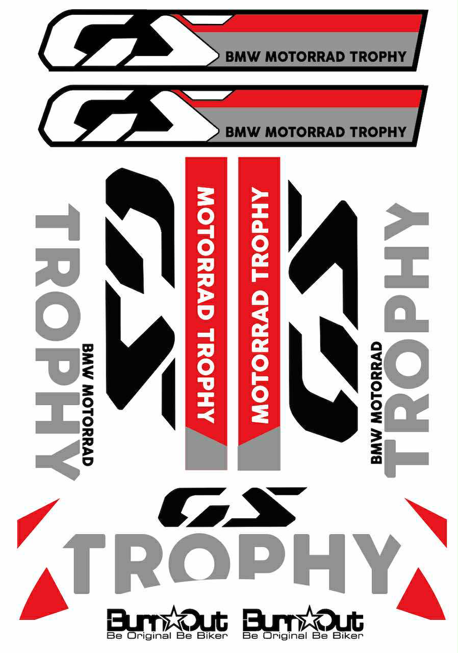 STICKERS pour Casque  "GS trophy"