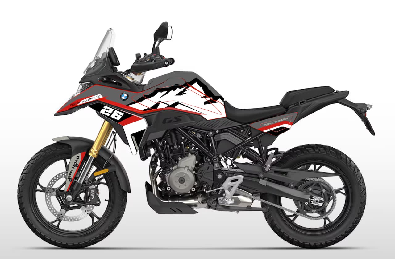 BMW-MOTO-MOTORRAD-F-450-GS-450GS-ROUGE personnalisation-kit-deco stickers burn-out-design MOUNTAIN Noir-Rouge_Gris-Blanc