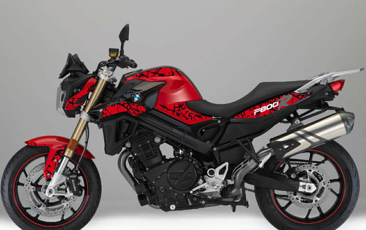 Kit Déco Stickers BMW F800R (2015-2019) – Personnalisation Moto
