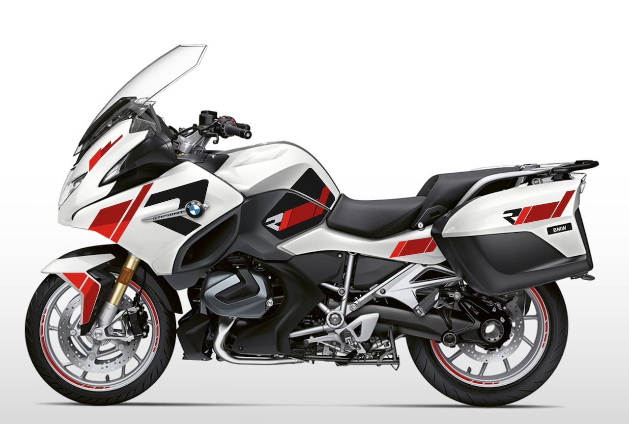 Kit déco stickers BMW R 1200 RT / R 1250 RT – Design R Power Triple Rouge – personnalisation moto touring