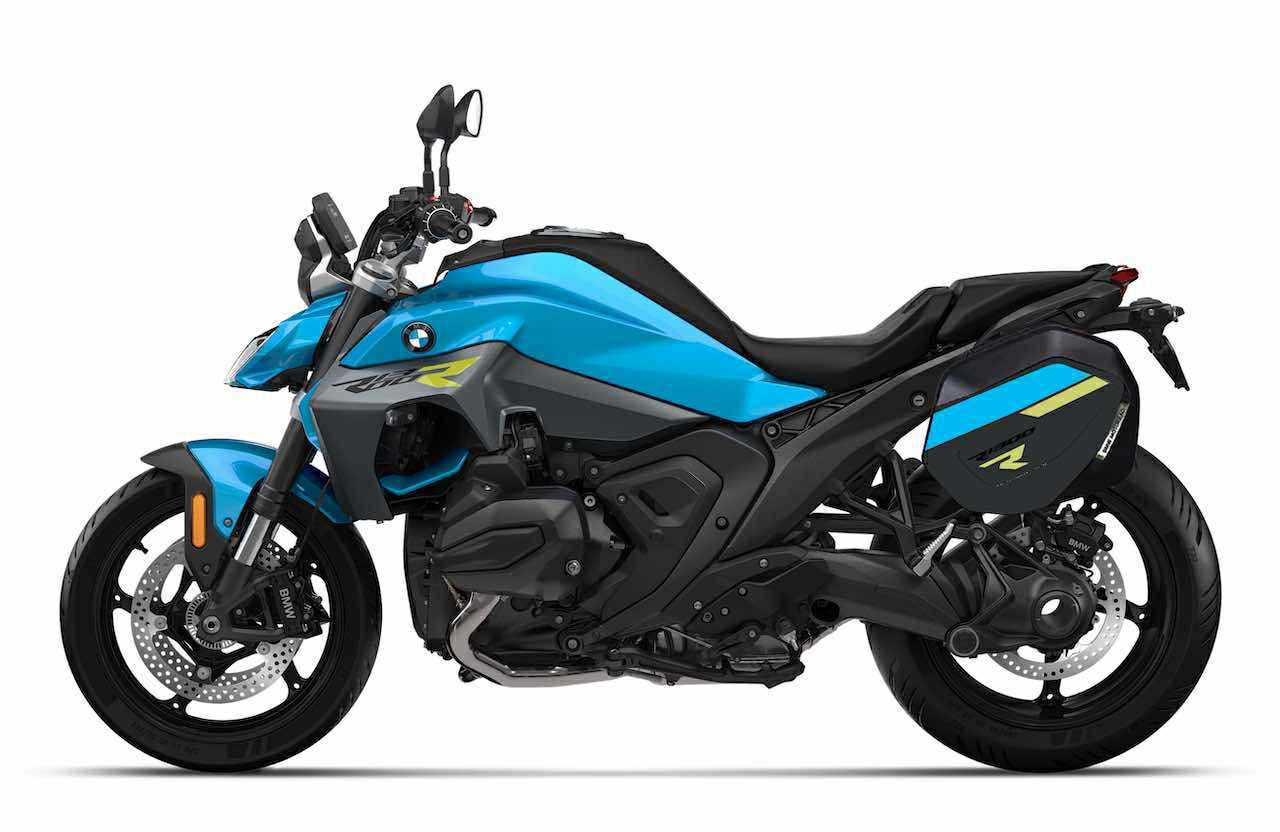 BMW R1300R snapper rocks blue valises stickers burnoutdesign.com