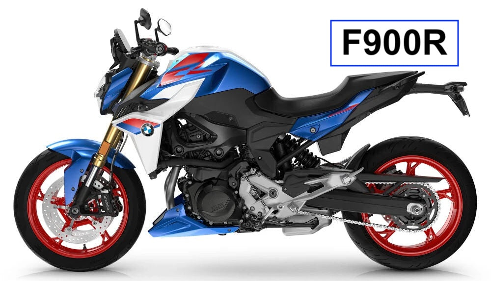 Kit Déco BMW F900R Design PREMIUM 719 (2020-2025+) – Stickers Moto | Burn-Out Design