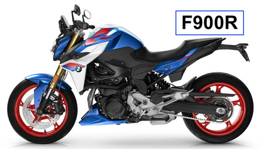 Kit Déco BMW F900R Design PREMIUM 719 (2020-2025+) – Stickers Moto | Burn-Out Design