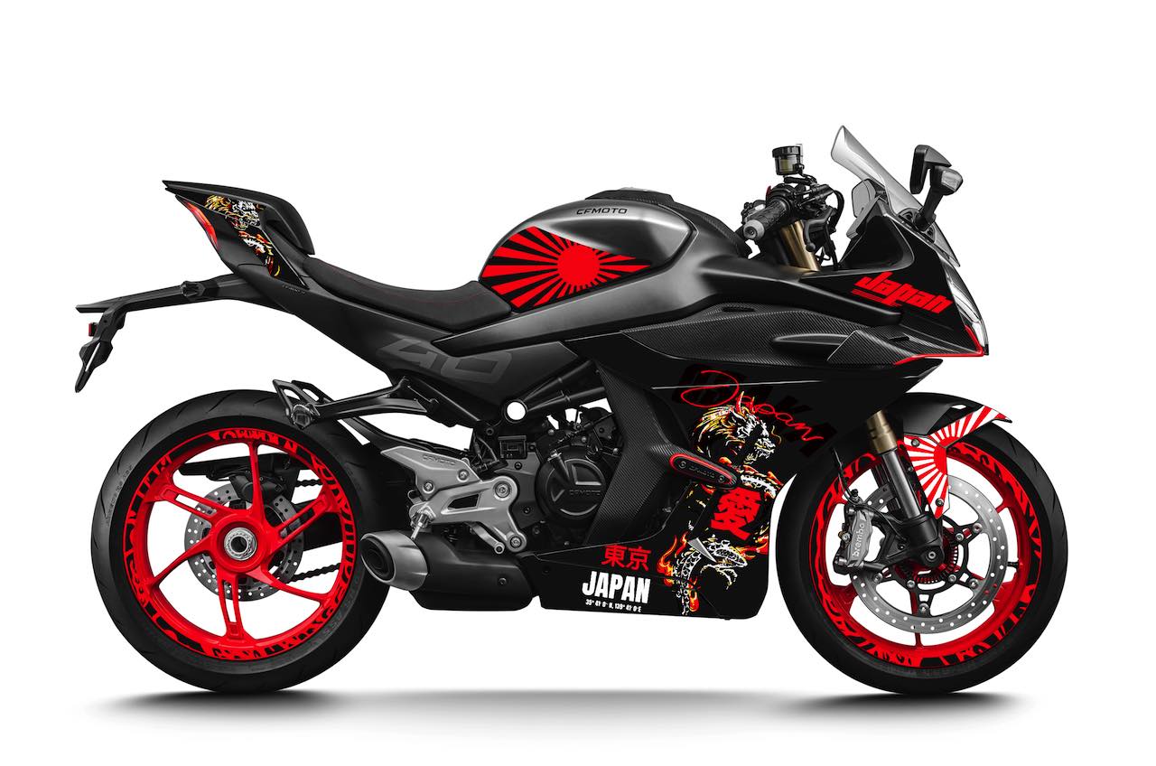 Kit déco CFMOTO 450SR BurnoutDesign