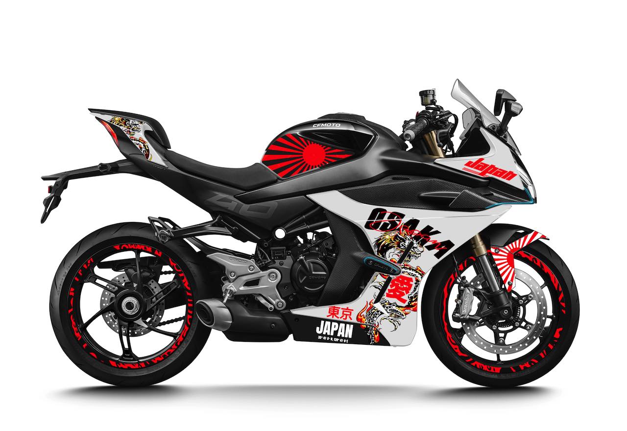 Kit déco CFMOTO 450SR BurnoutDesign osaka