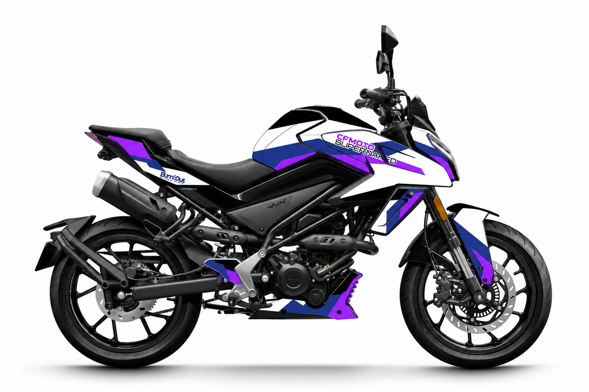 Kit déco CFMOTO 125 NK 2024+ – 8 designs Full Cover