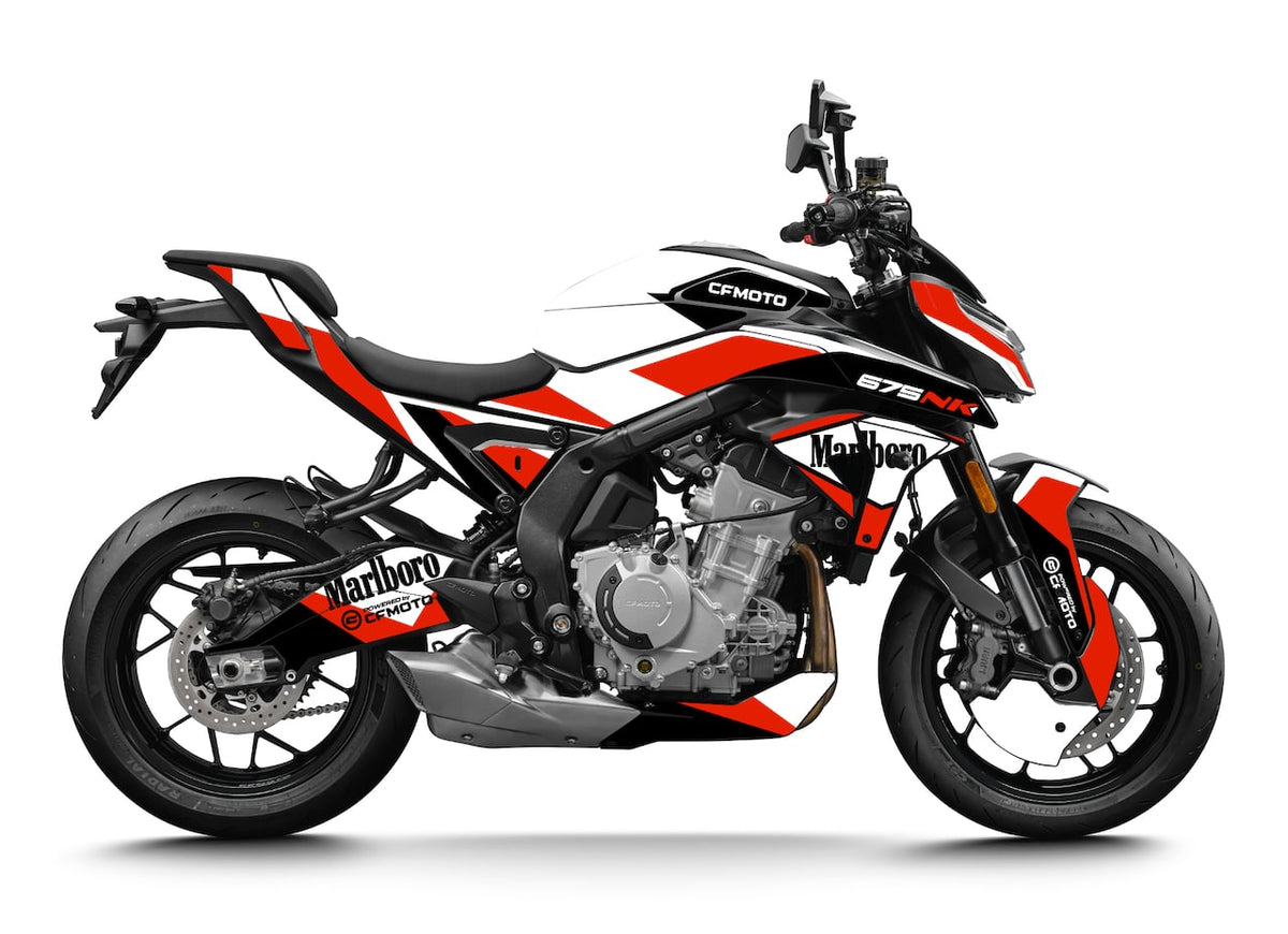 Kit Déco CFMOTO 675 NK 2025+ – 8 Designs Stickers Moto