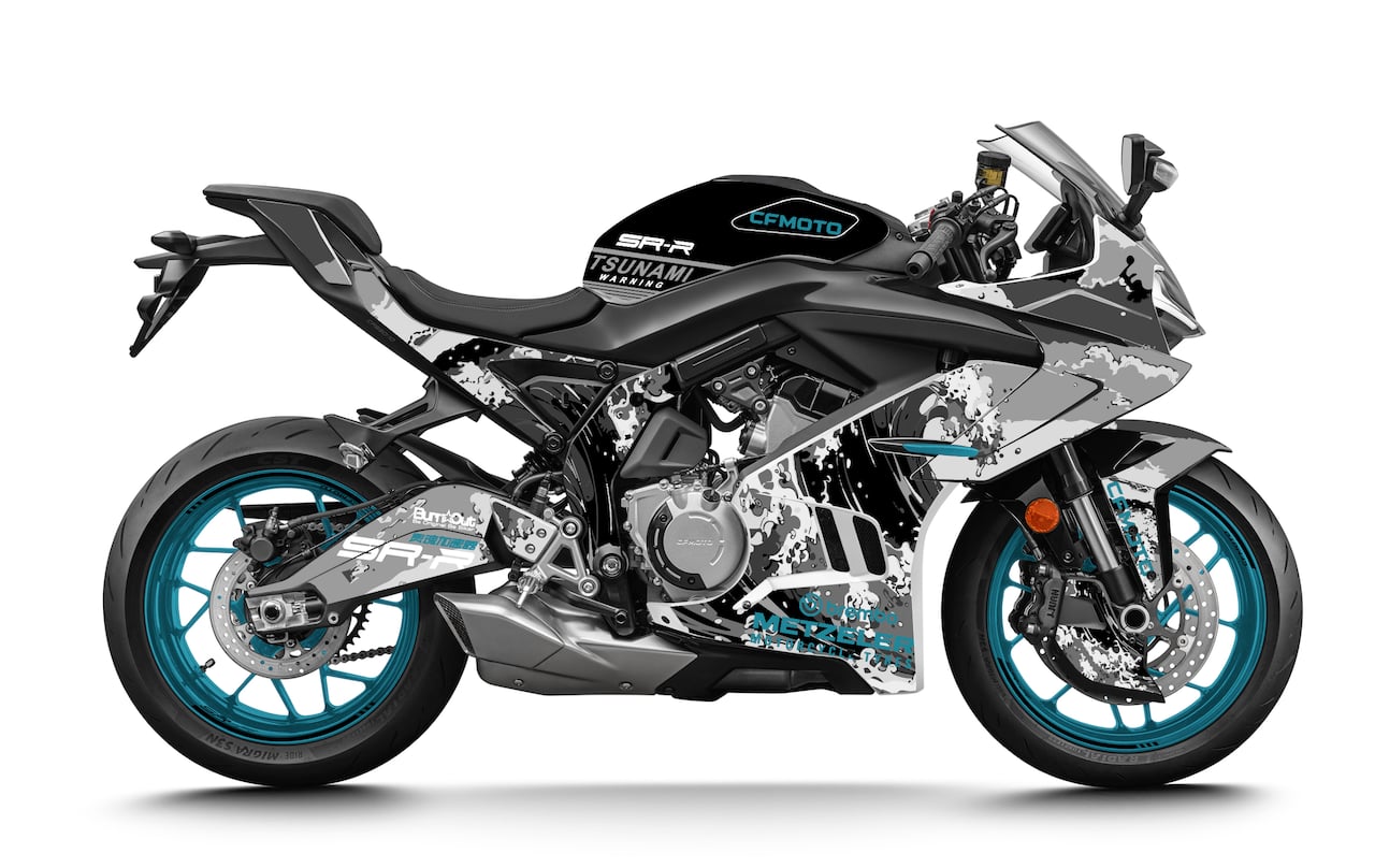 CFMOTO-CF-MOTO-675-SR-SRR-675SRR-personnalisation-kit-deco-stickers-burn-out-design-TSUNAMI Noir