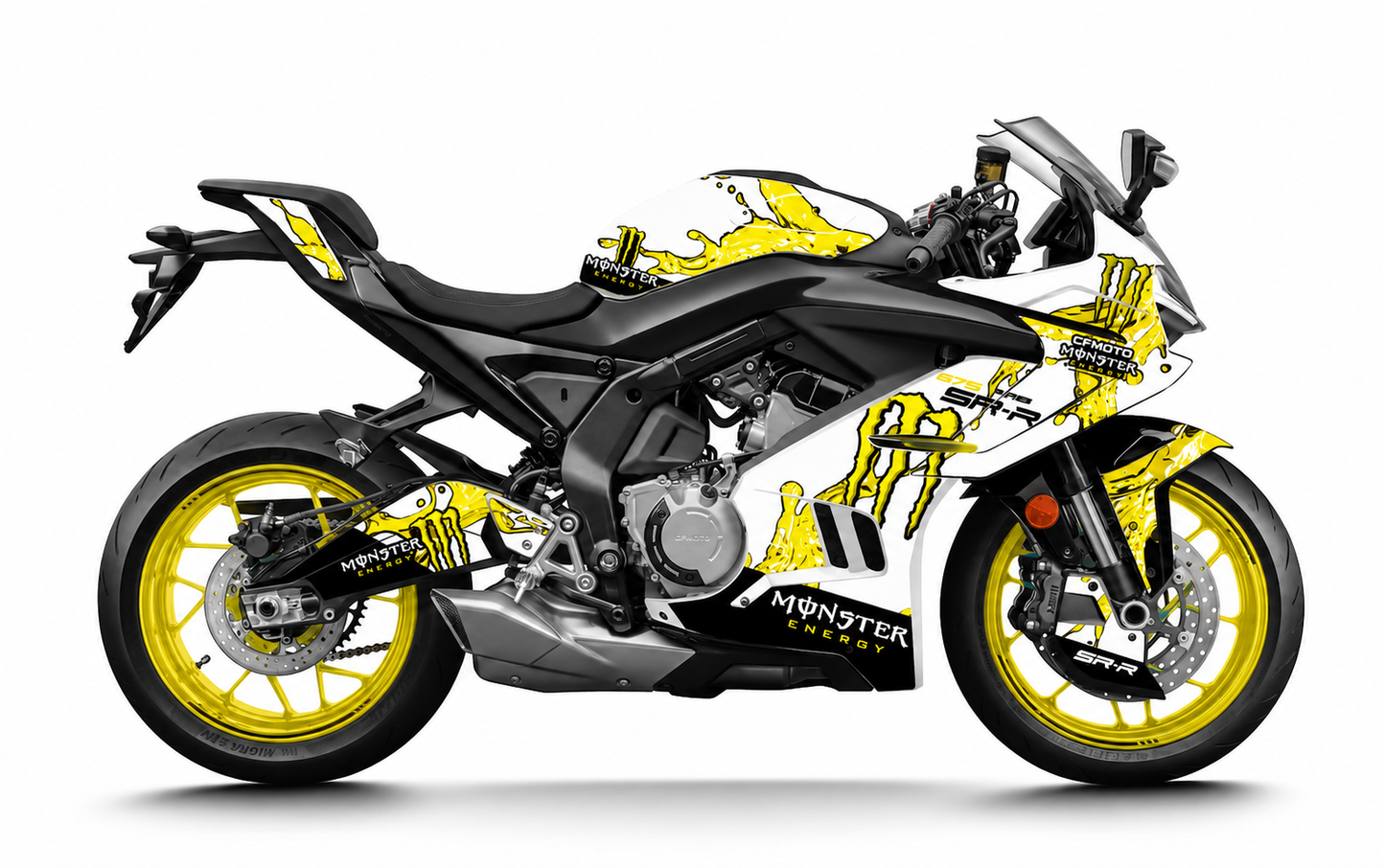 CFMOTO-MOTO-675-SR-675SRR-personnalisation-kit-deco-stickers-burn-out-design-monster-jaune