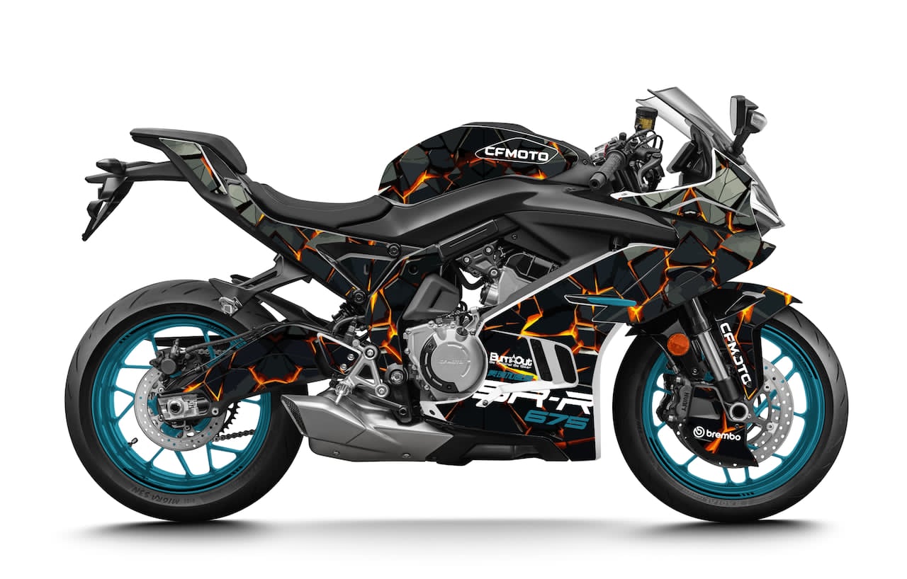 CFMOTO-MOTO-675-SR-SRR-675SRR-personnalisation-kit-deco-stickers-burn-out-design-MAGMA-Noir