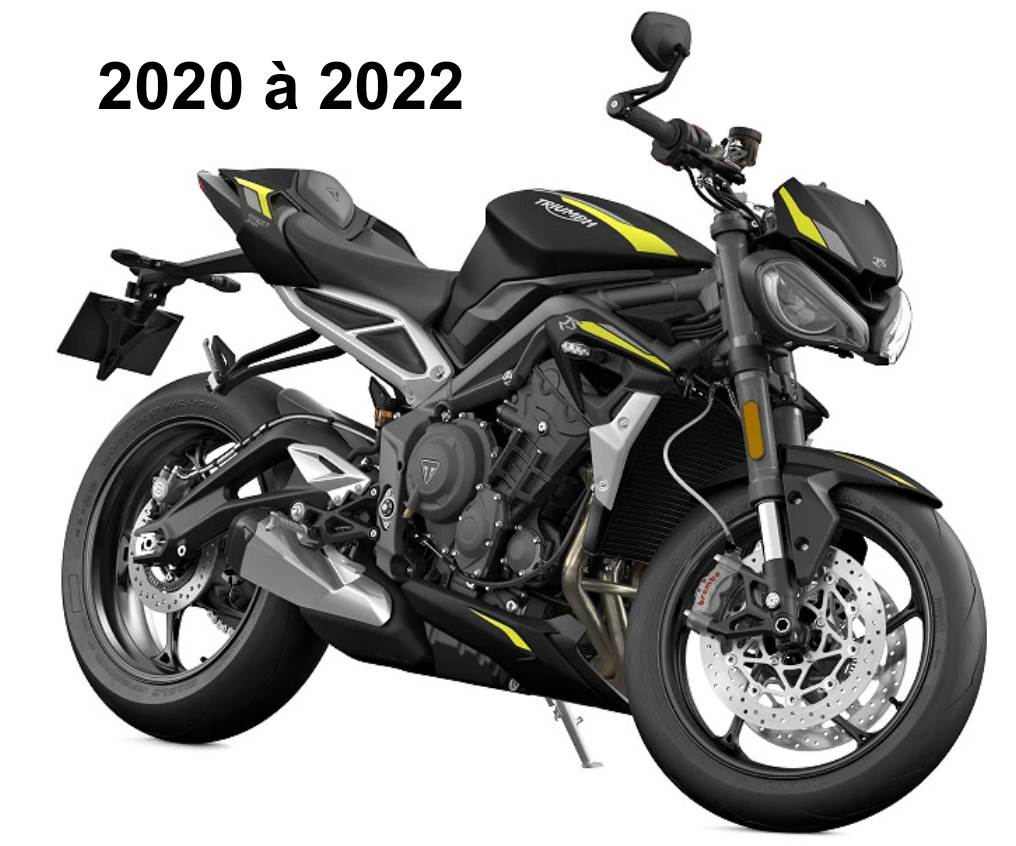 TRIUMPH STREET TRIPLE RS (R ou S)  2020 à 2022