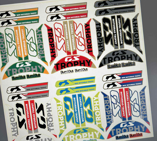 STICKERS pour Casque  "GS trophy"