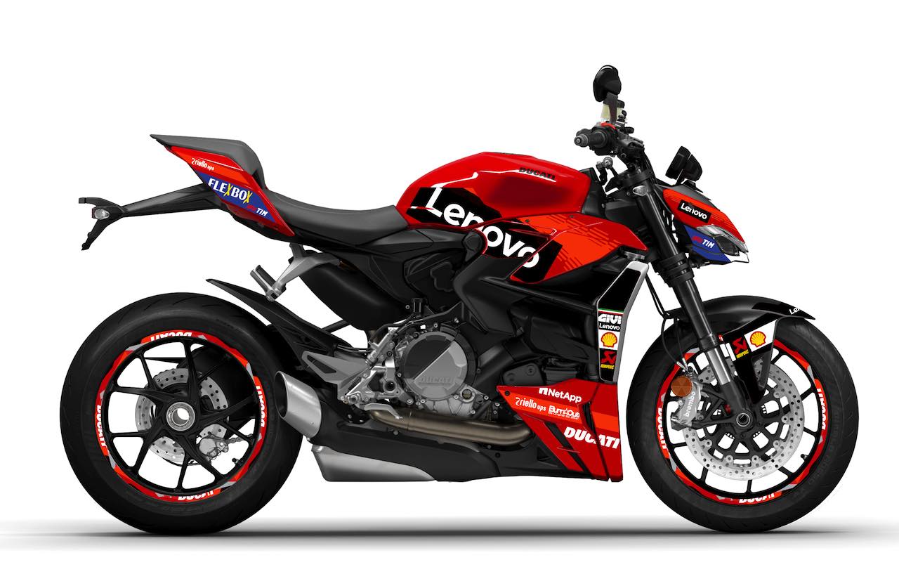 DUCATI-STREET-STREETFIGHTER-V2-2022-personnalisation-kit-deco-stickers-burn-out-design-MOTOGP-MOTO GP