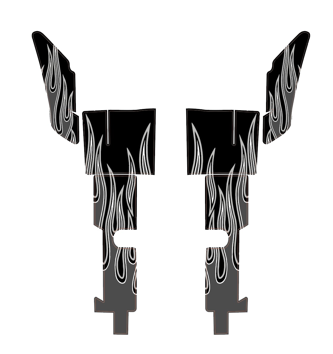 STREET GLIDE FLHX (2024+) : protections de fourches