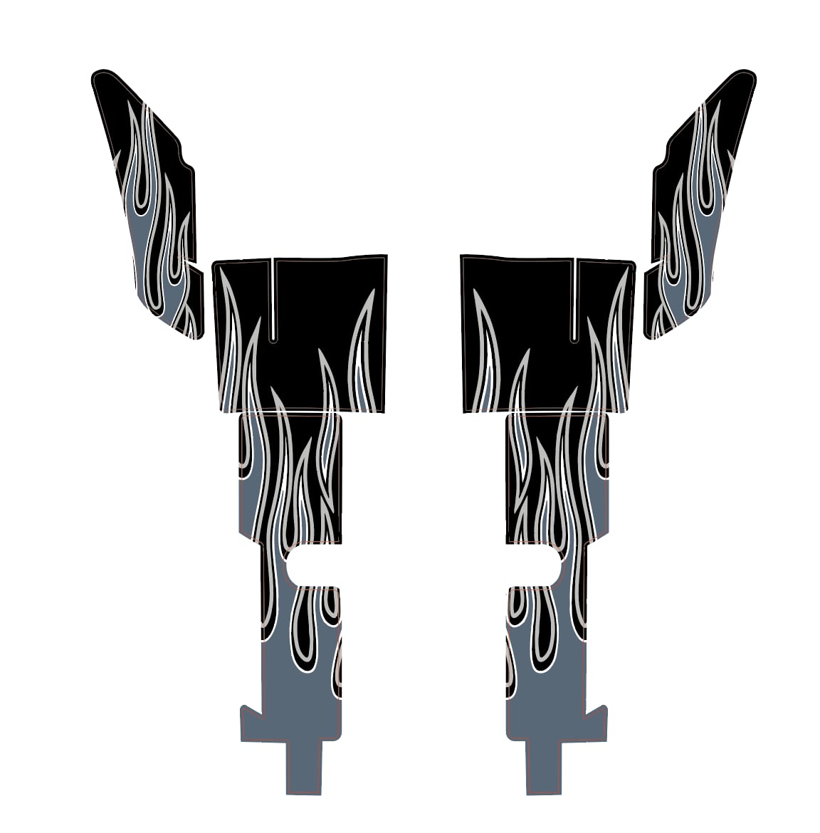 STREET GLIDE FLHX (2024+) : protections de fourches