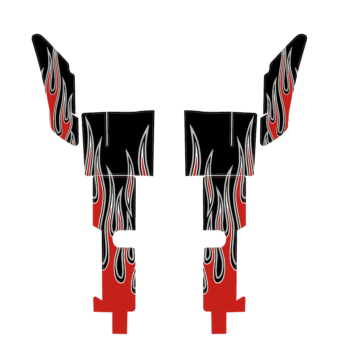 STREET GLIDE FLHX (2024+) : protections de fourches