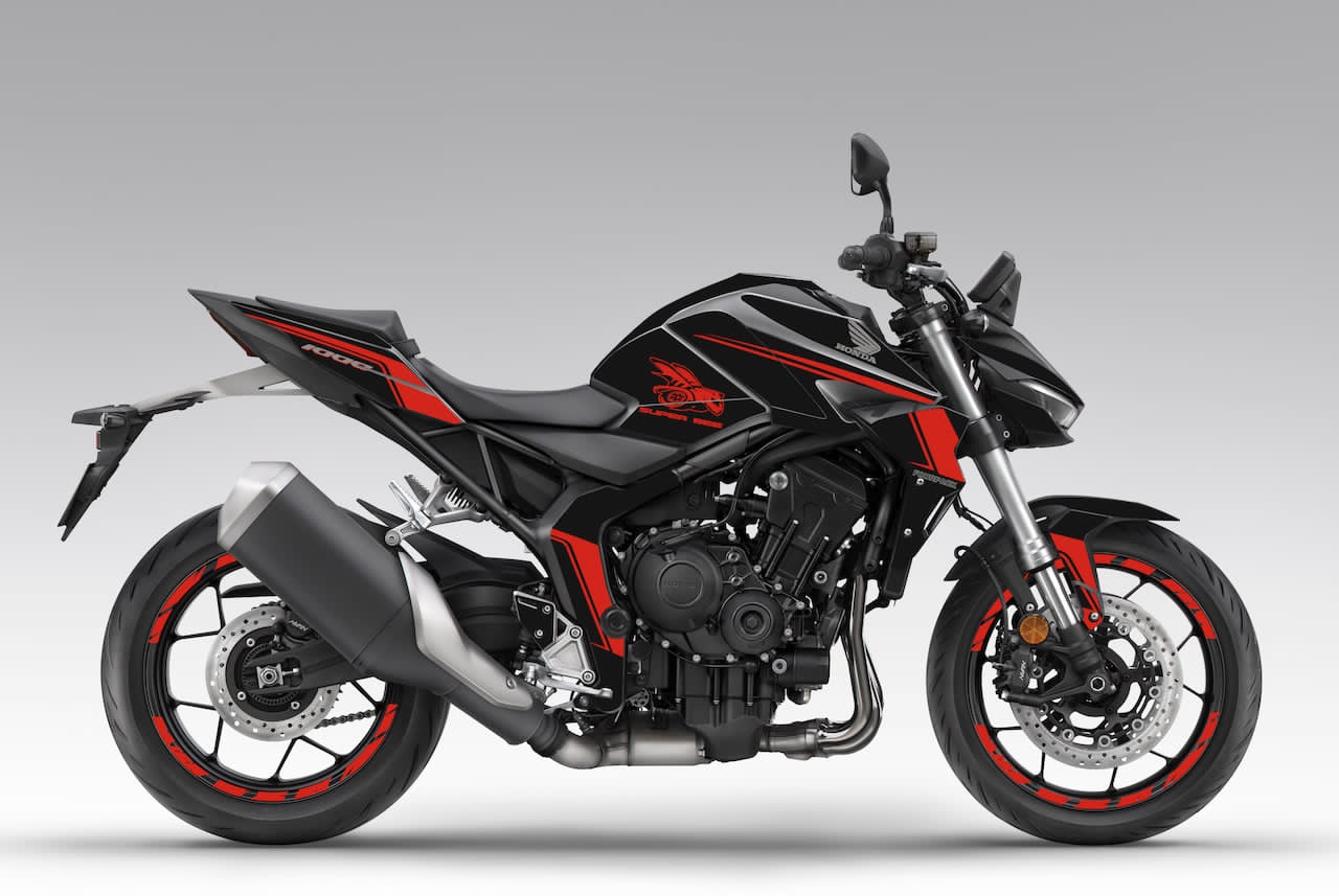HONDA-CB-HORNET-1000-stickers-cover-kit-deco-personnalisation-burn-out-design-NOIR-SP-BLACK-SUPERBEE-Rouge