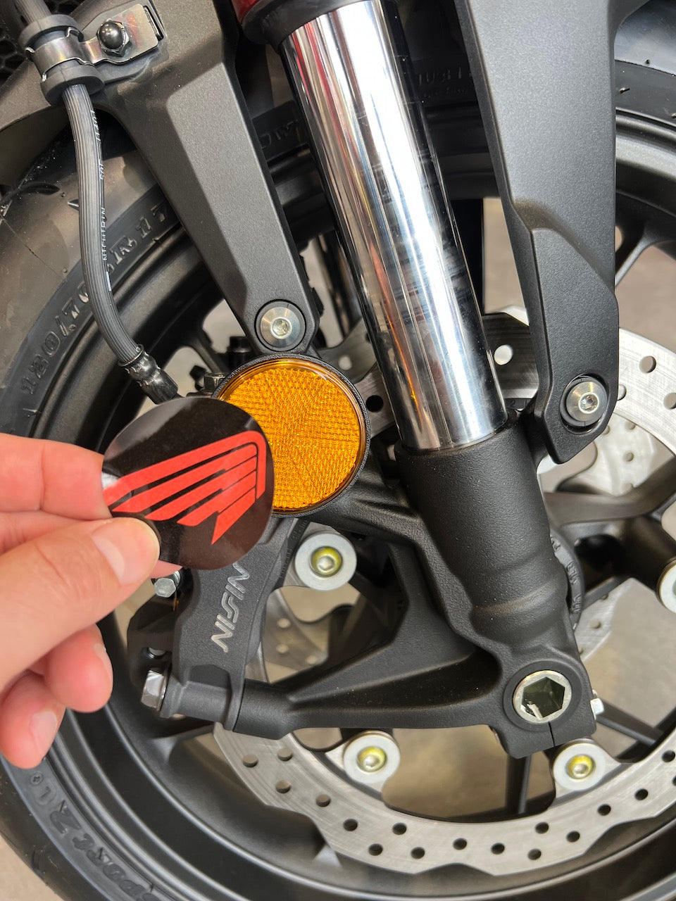 Stickers (x2) pour Catadioptres HONDA