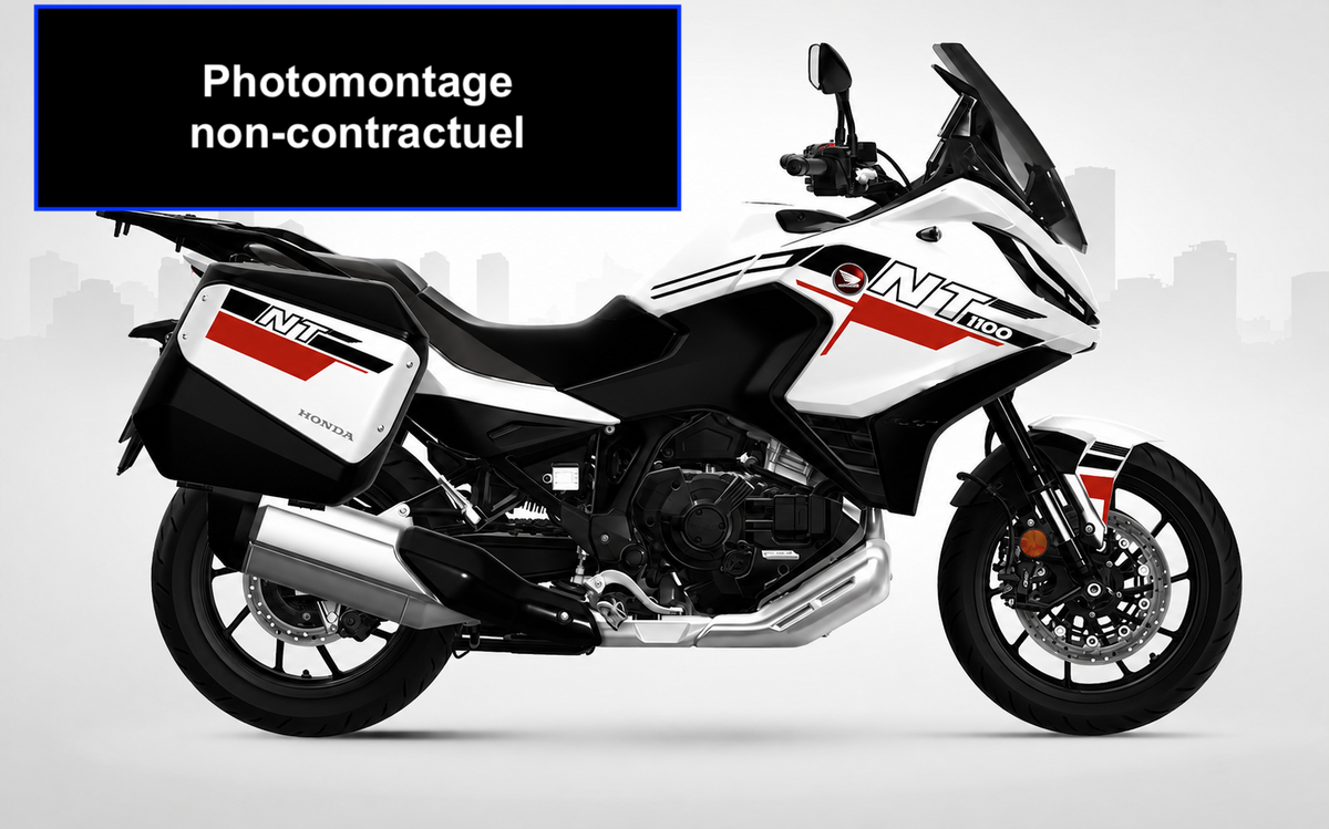 Kit Déco Honda NT1100 2025+ — Stickers Valises Inclus & Jantes | Burn-Out-Design
