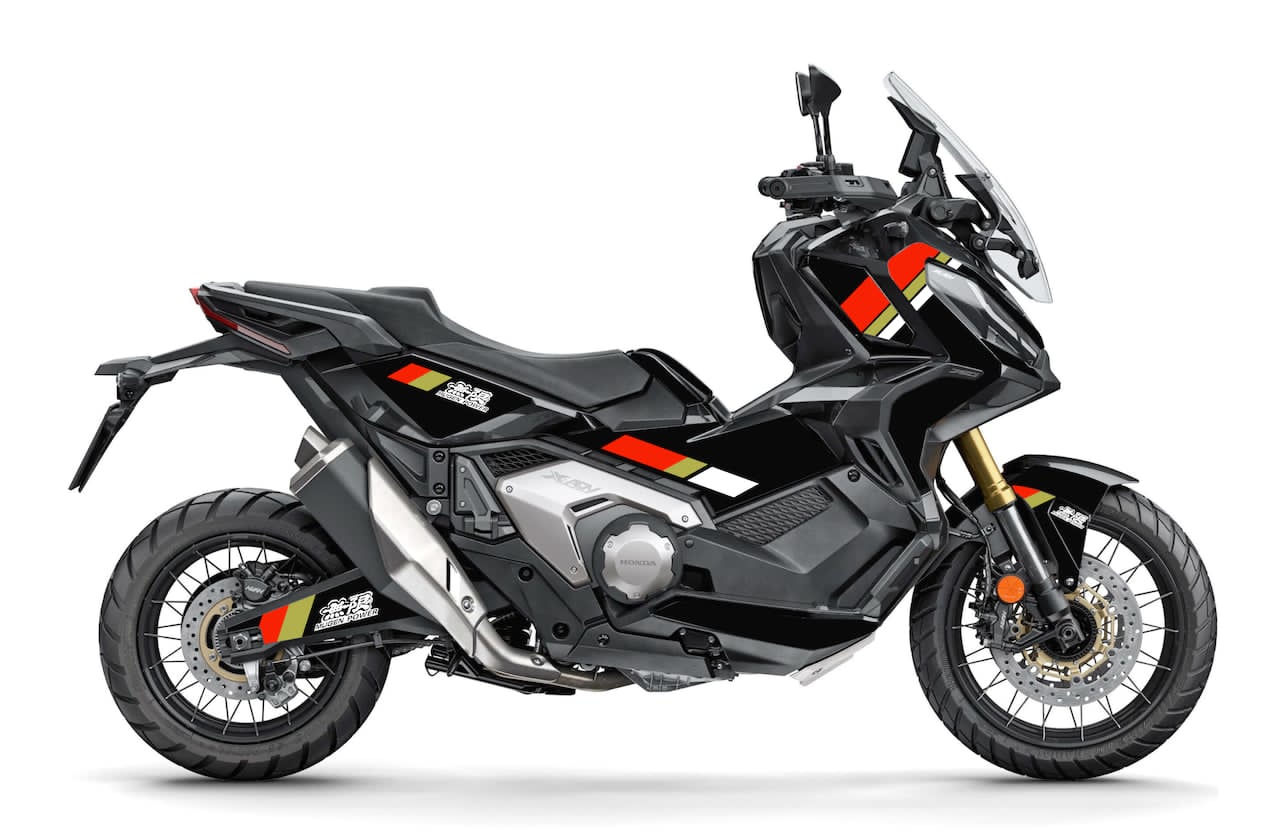 HONDA-SCCOTER-XADV-ADV-750-Personnalisation-kit-deco-stickers-burn-out-design-MUGEN-Noir