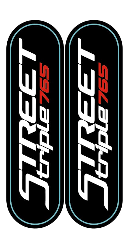 Stickers (x2) pour Catadioptres des motos TRIUMPH