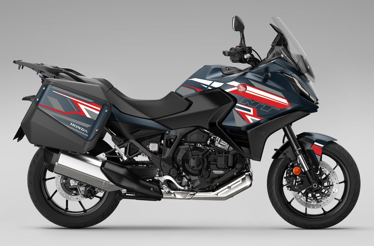 Kit Déco Honda NT1100 (Coloris 2022 à 2024) — AILES, BOL, LINE, Fireblade, Speed | Stickers Valises & Jantes | Burn-Out-Design