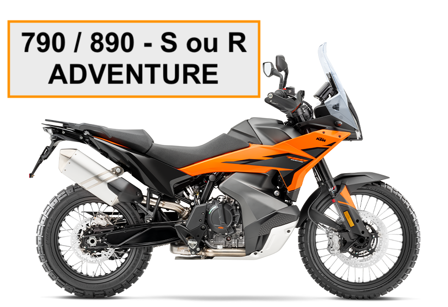 790 / 890 - S ou R  ADVENTURE  (2018 ou 2023+)