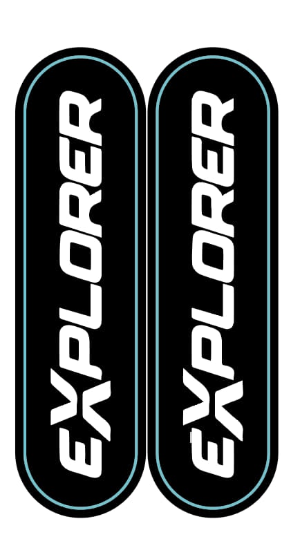 Stickers (x2) pour Catadioptres des motos TRIUMPH