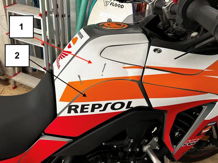 Kit Déco Stickers Honda Transalp XL 750 (2023-2025) — Burn-Out-Design