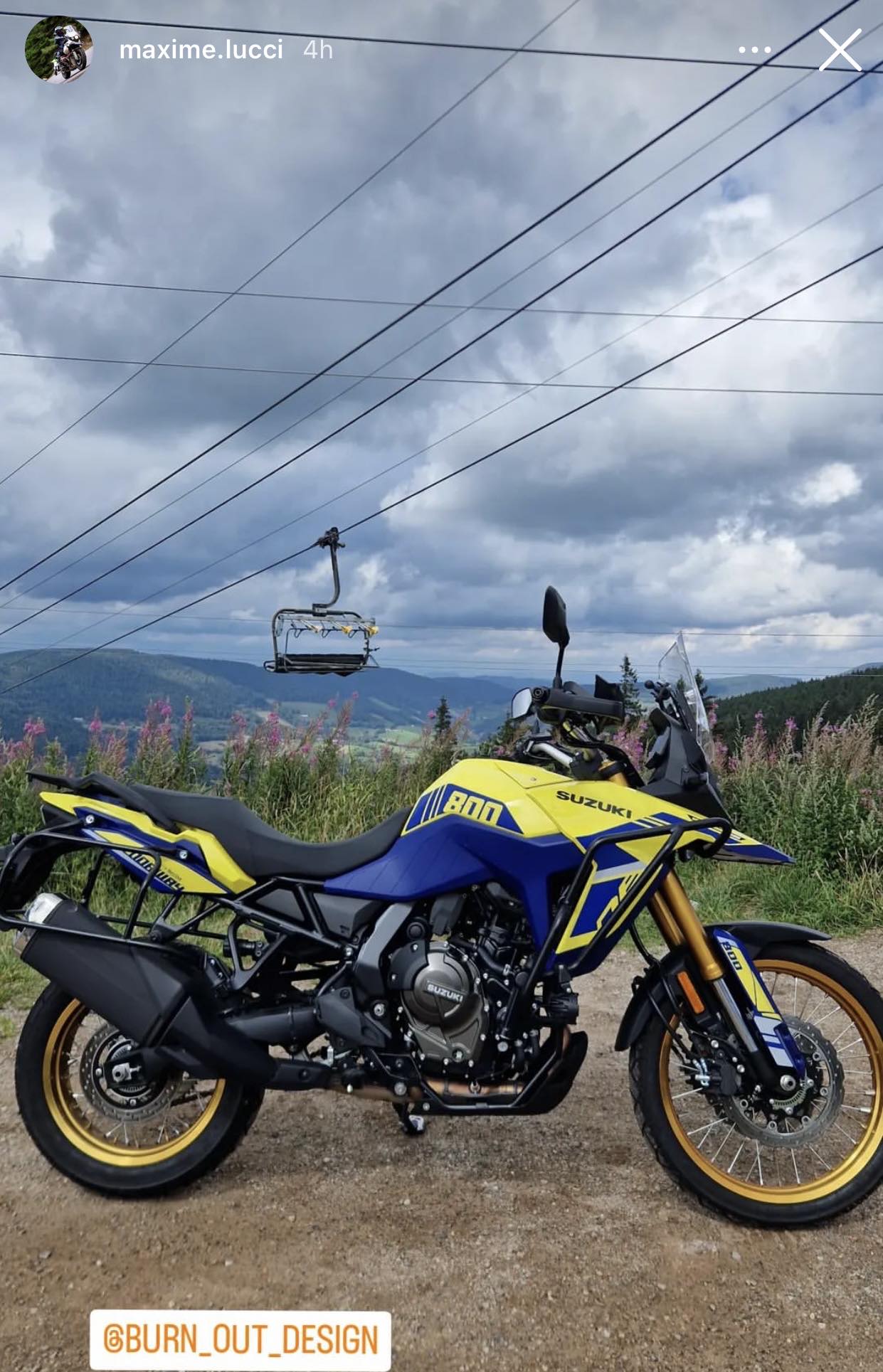 Moto SUZUKI  V-STROM 800 DE ou SE