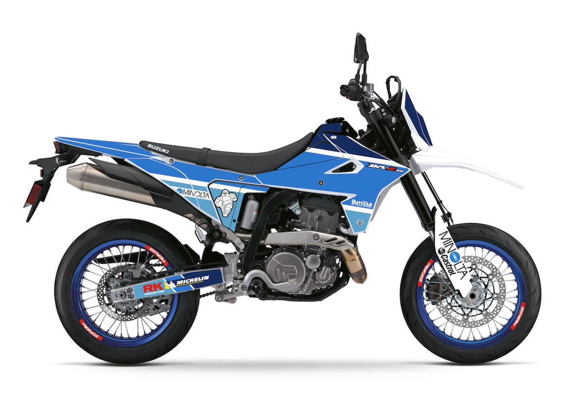Kit Déco Suzuki DR-Z4S / DR-Z4SM (2024+) – Stickers Trail & Supermotard