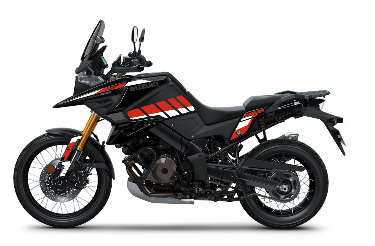 Set D'autocollants 3D Résine Orange Pour Suzuki V-Strom 1050 XT 2022