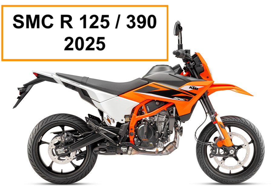Supermoto KTM 2025 125 390 smc r orange-