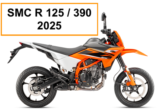 Supermoto KTM 2025 125 390 smc r orange-
