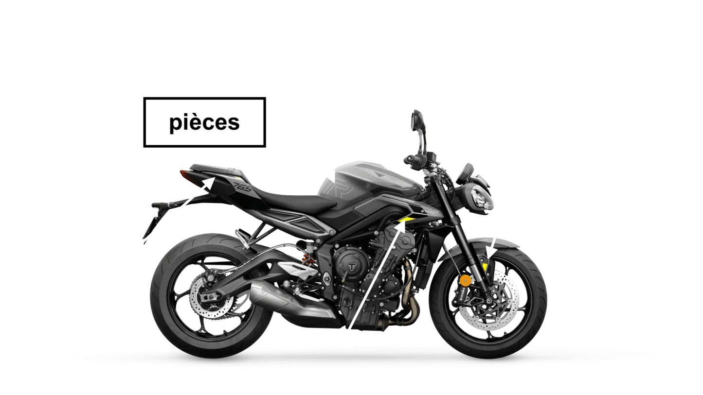 TRIUMPH STREET TRIPLE R  2023 + : ORIGINE
