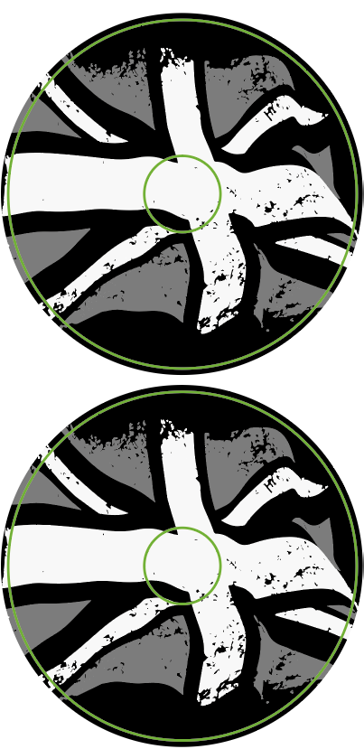 Stickers (x2) pour Catadioptres TRIUMPH