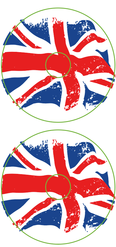 Stickers (x2) pour Catadioptres TRIUMPH