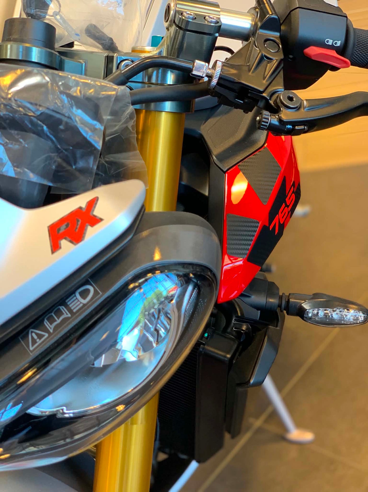 Kit Stickers Recouvrement Triumph Street Triple 765 RX 2025+