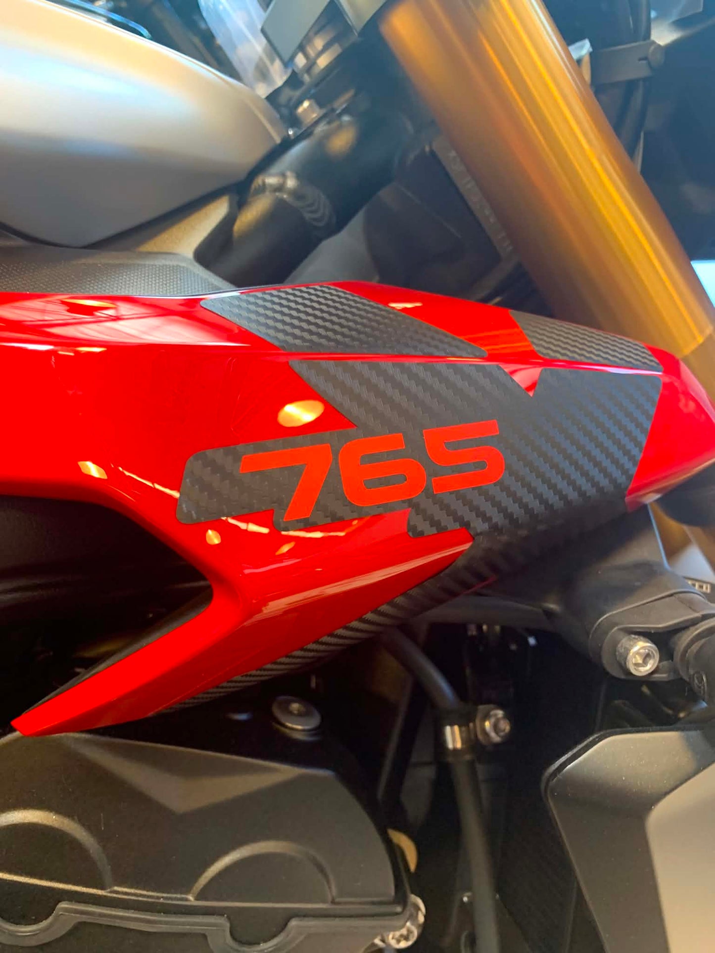Kit Stickers Recouvrement Triumph Street Triple 765 RX 2025+