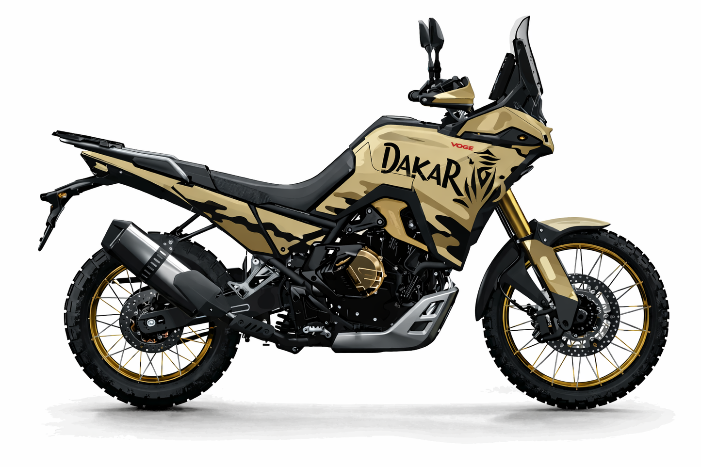 Kit Déco Stickers VOGE DS 800X Rally (2025+) — Burn-Out-Design