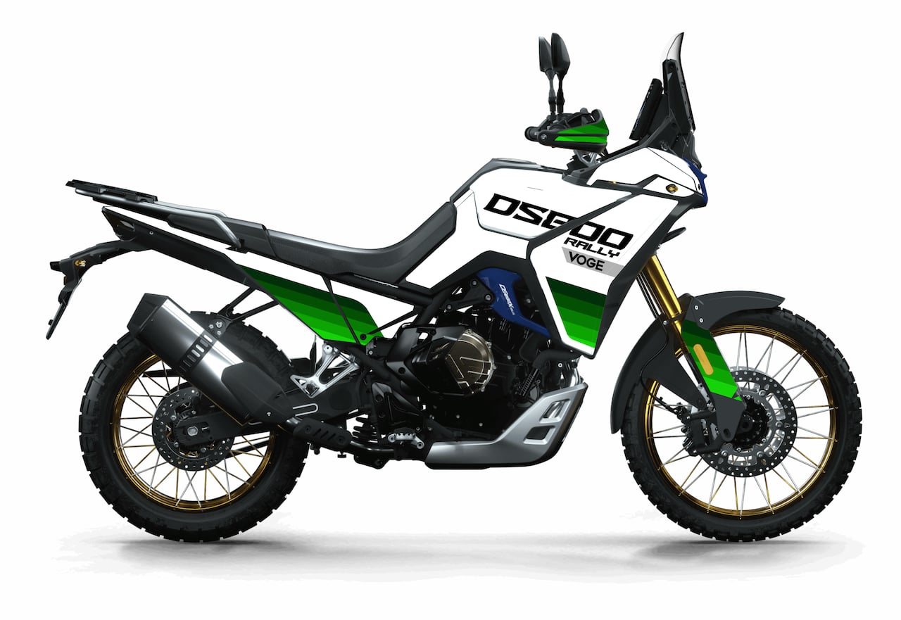 VOGE-DS-800-X-DS800X-RALLY-personnalisation-kit-deco-stickers-burn-out-design-LINE-WHITE BLANC-et-vert