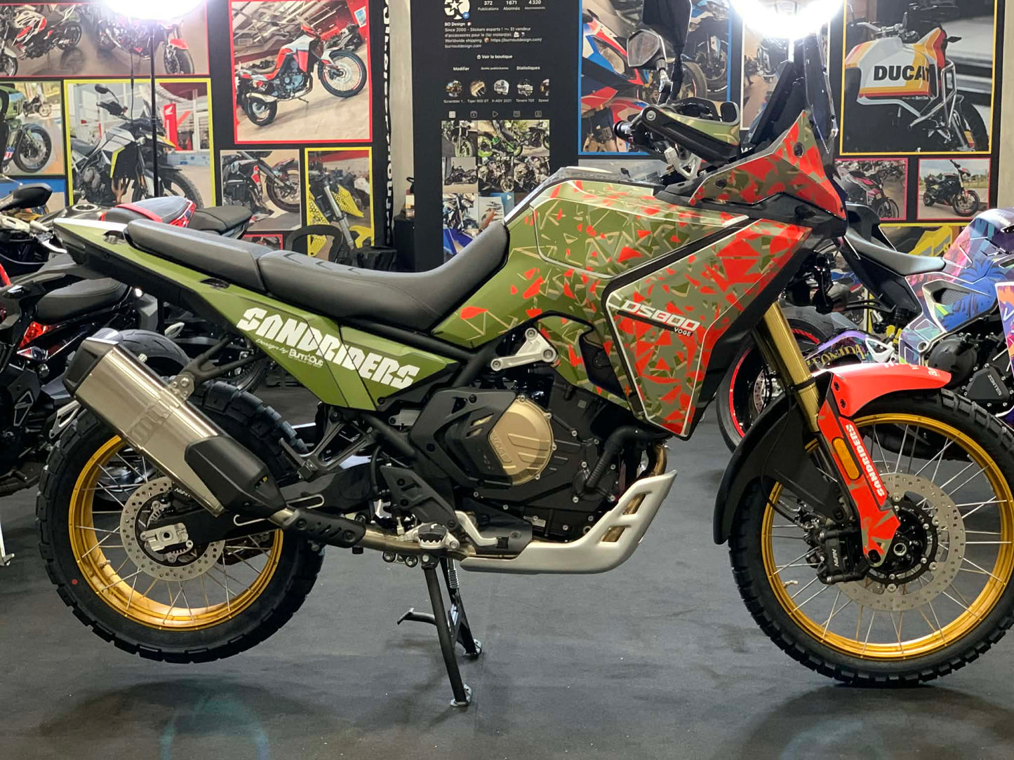Kit Déco Stickers VOGE DS 800X Rally (2025+) — Burn-Out-Design