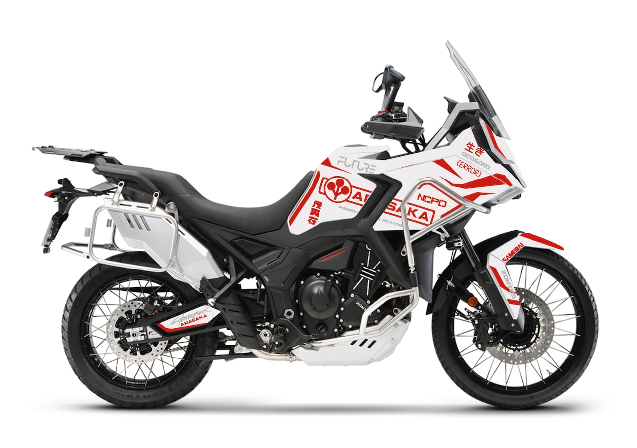Kit Déco Stickers Zontes Trail 703F (2024+) — Burn-Out-Design