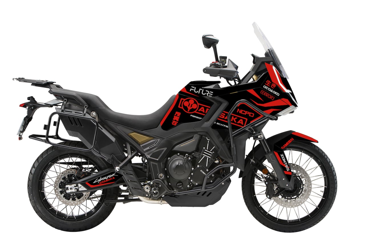 Kit Déco Stickers Zontes Trail 703F (2024+) — Burn-Out-Design