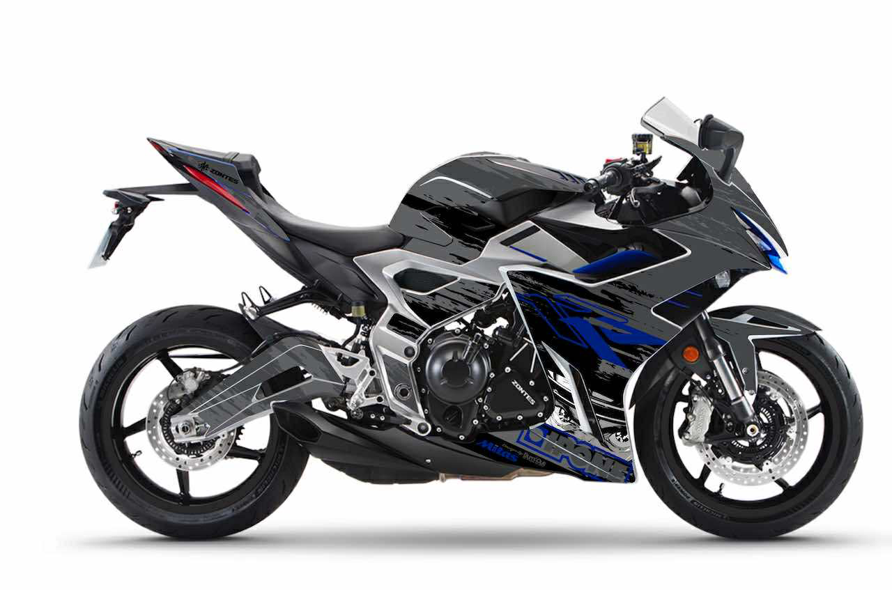 ZONTES 703 RR Bleu Gris Xarmor burnoutdesign.com stickers kit déco