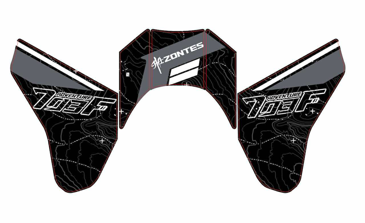 TRAIL 703F (2024+) PAD de réservoir